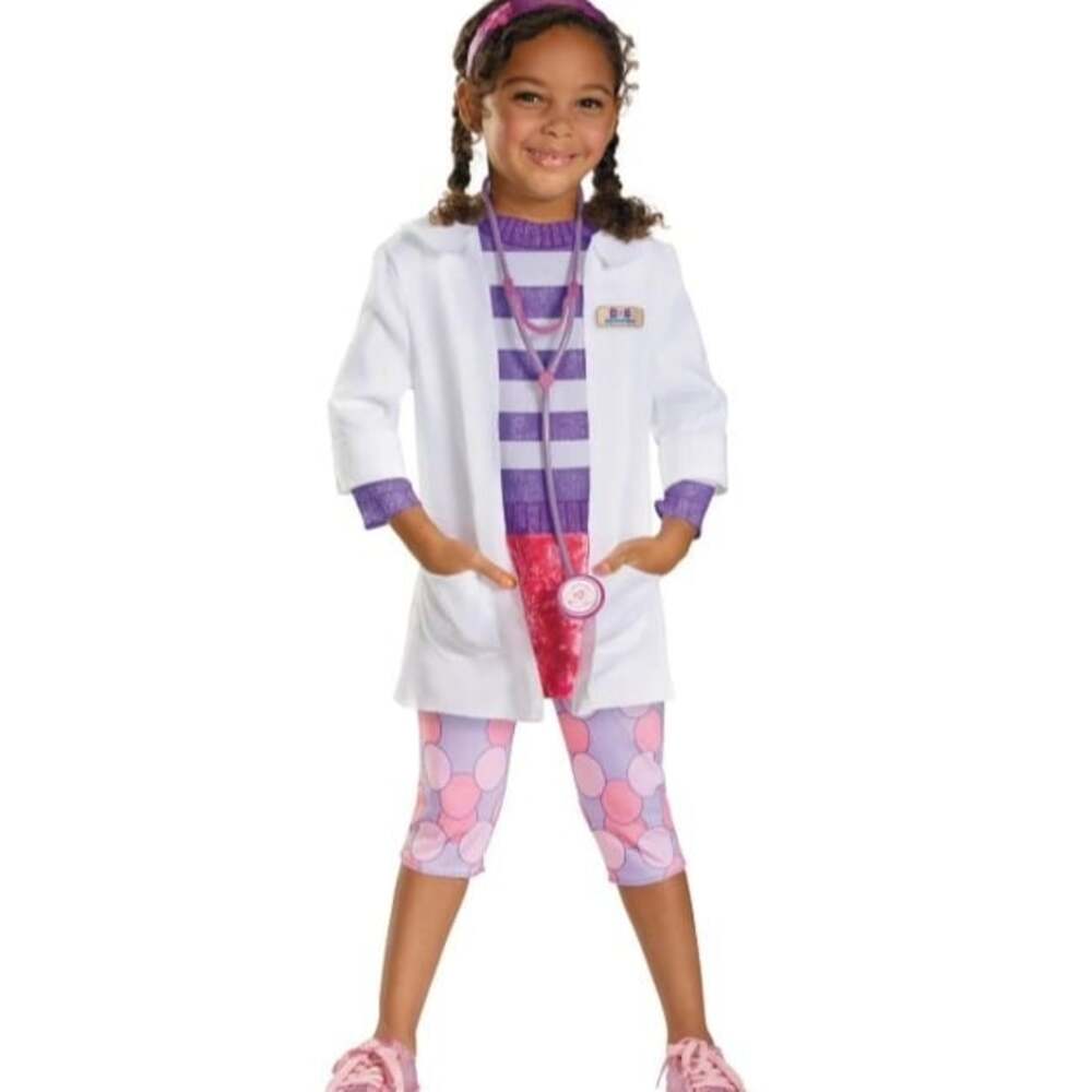 NWT Disguise Disney Jr. Doc McStuffins 3pc Halloween Cosplay Costume